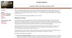 Desktop Screenshot of gainerstories.com